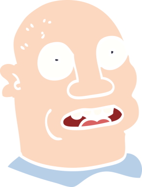 Bir insan tarafından çizilmiş bir adamın karalaması.