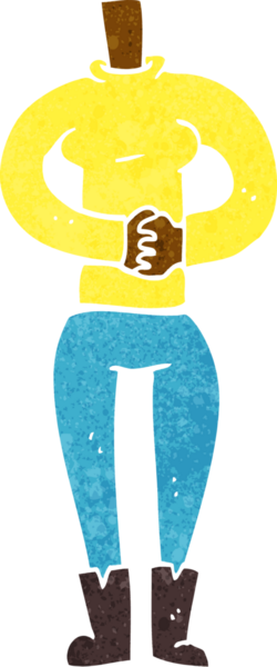 karikatür kadın vücudu (bir insan tarafından çizilen ve eşleştirilen karikatürler)