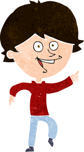 Bir insan tarafından çizilmiş mutlu bir çizgi film.