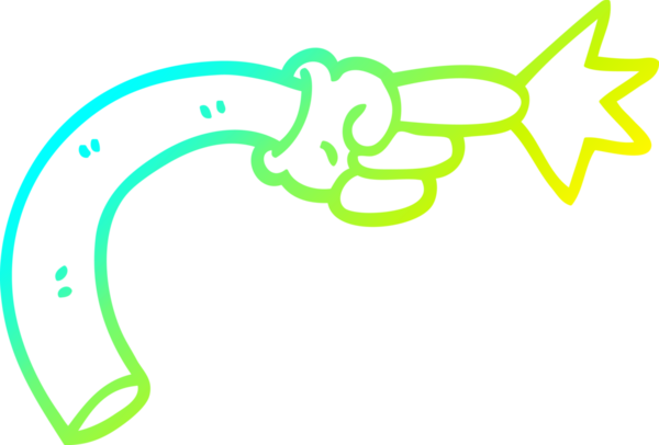 Bir insan tarafından çizilmiş bir çizgi film karakteri çizimi