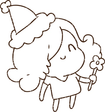 Bir insan tarafından çizilen Noel Kadını Kömür Çizimi