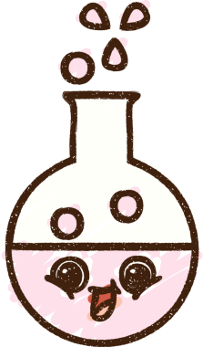 Bir insan tarafından çizilen Bilim Beher Tebeşiri