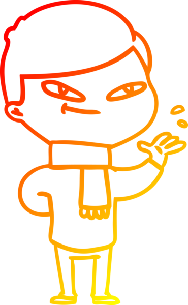 Bir insan tarafından çizilmiş çizgi film karakteri.