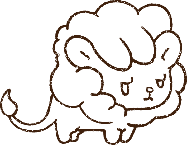 Bir insan tarafından çizilen Aslan Kömürü