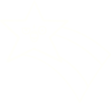 Bir insan tarafından çizilen Kayan Yıldız Tebeşiri