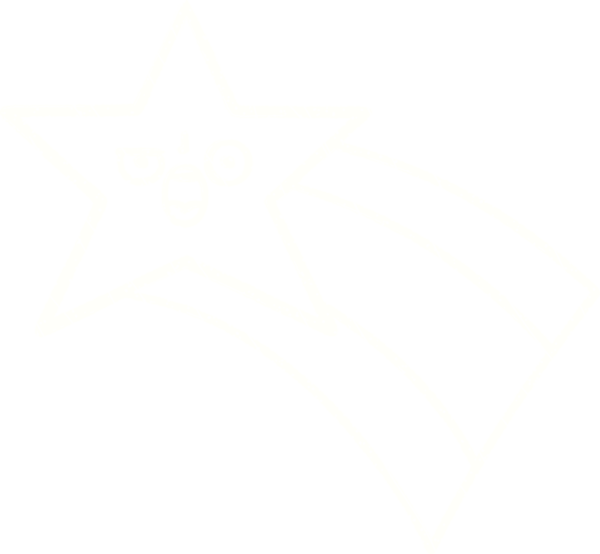 Bir insan tarafından çizilen Kayan Yıldız Tebeşiri