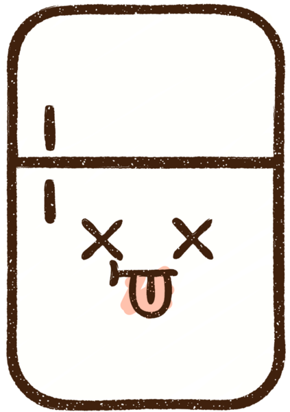 Bir insan tarafından çizilen Buzdolabı Tebeşiri