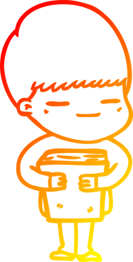 Bir insan tarafından çizilmiş kendini beğenmiş bir çizgi film karakteri çizimi.