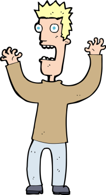 Bir insan tarafından çizilmiş karikatür.