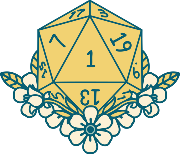 Retro Dövme Tarzı Doğal Zarlar Bir insan tarafından çizilmiş çiçek elementleri ile yuvarlanır