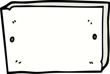 İnsan eliyle çizilmiş karikatür tabelaları.