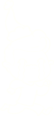 Bir insan tarafından çizilen Noel Adam Tebeşiri