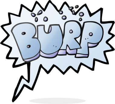 Bir insan tarafından çizilmiş serbest konuşma balonu geğirme metni