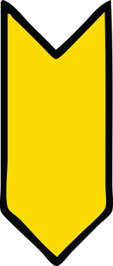 Bir insan tarafından çizilmiş karton madalya kurdelesi.