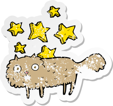 Bir insan tarafından çizilmiş büyülü bir çizgi filmin gerilimli yapıştırması.