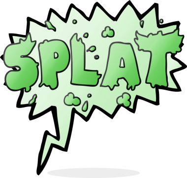 Bir insan tarafından çizilmiş serbest konuşma balonu karikatürü.