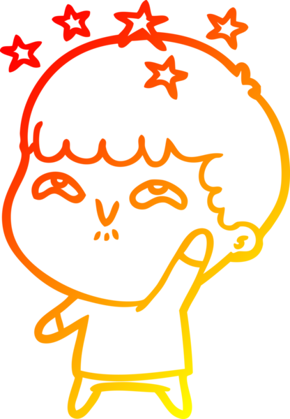 İnsan tarafından çizilmiş bir çizgi film karakteri.