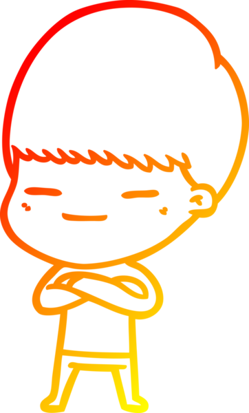 Bir insan tarafından çizilmiş kendini beğenmiş bir çizgi film karakteri çizimi.