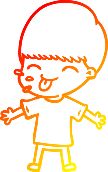 İnsan tarafından çizilmiş bir çizgi film karakterinin sıcak çizgi çizimi.