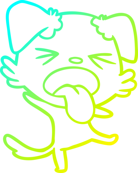 Bir insan tarafından çizilmiş iğrenç bir çizgi film çizimi.