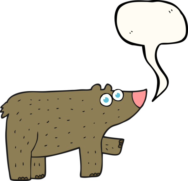 Bir insan tarafından çizilmiş serbest konuşma balonu karikatürü.