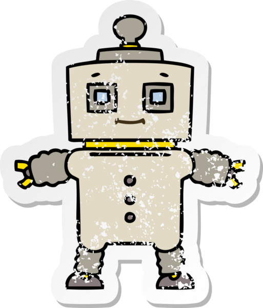 Bir insan tarafından çizilmiş garip bir el çiziminin sıkıntılı çıkartması.