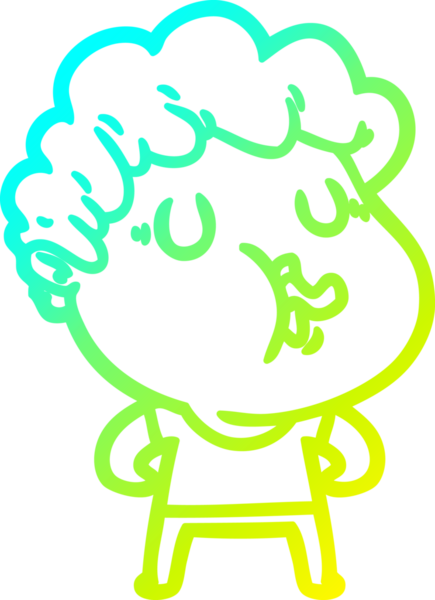 Bir insan tarafından çizilmiş bir karikatürist çizimi.