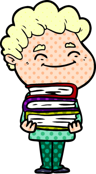 Bir insan tarafından çizilmiş çizgi film dostu bir adam.