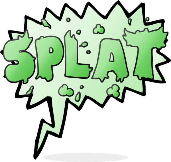 Bir insan tarafından çizilmiş serbest konuşma balonu karikatürü.