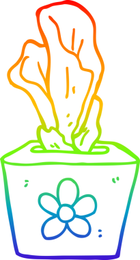 gökkuşağı gradyan çizgi çizimi bir insan tarafından çizilmiş dokular kutusu