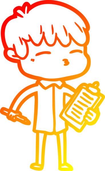 Bir insan tarafından çizilmiş, çizgi film karakteri meraklı bir çocuk çizimi.