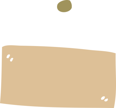 Bir insan tarafından çizilmiş boş karalama işareti.