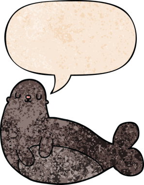 bir insan tarafından çizilmiş eski moda konuşma baloncuklu karikatür mührü.