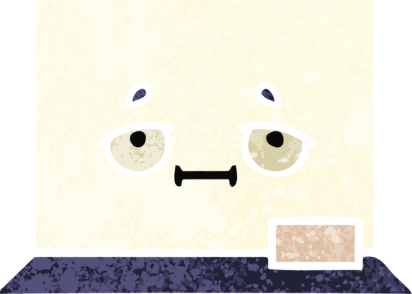 Bir insan tarafından çizilmiş beyaz bir panonun retro çizim tarzı karikatürü