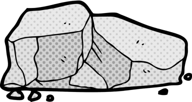 bir insan tarafından çizilmiş karikatür taşları