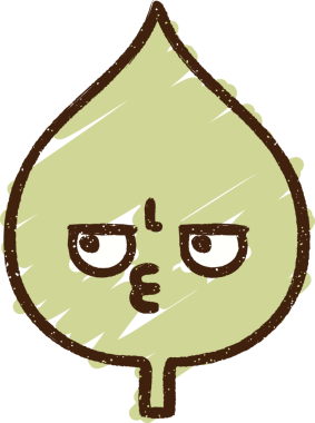 Bir insan tarafından çizilen Yaprak Tebeşiri