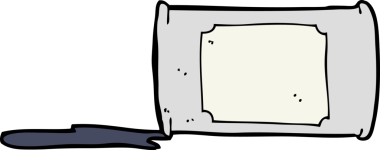 Bir insan tarafından çizilmiş bir çizgi film.