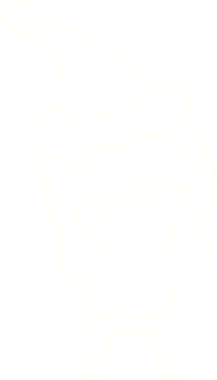 Bir insan tarafından çizilen Noel Adam Tebeşiri