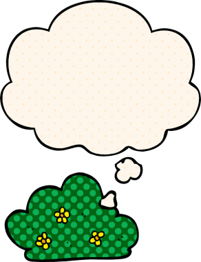 Çizgi roman tarzında bir insan tarafından çizilmiş düşünce baloncuklu çit