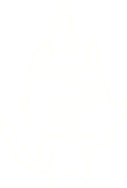 Bir insan tarafından çizilen Noel Köpeği Tebeşiri