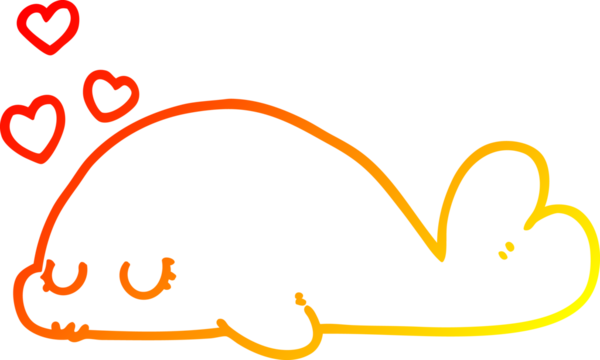 Bir insan tarafından çizilmiş sevimli bir yunus çizgi çizimi.