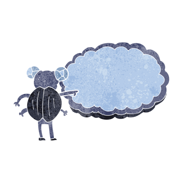 Bir insan tarafından çizilmiş el yazması retro çizgi film.