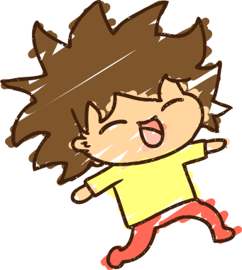 Bir insan tarafından çizilen Mutlu Çocuk Tebeşiri