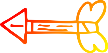 Bir insan tarafından çizilen çizgi film okunun sıcak eğimli çizimi