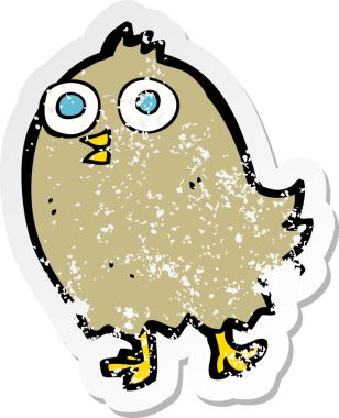 Bir insan tarafından çizilmiş mutlu bir karikatürün gerilimli yapıştırması.