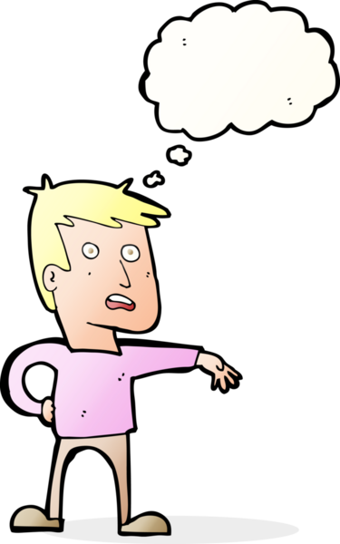 Karikatürist, bir insan tarafından çizilmiş düşünce baloncuğuyla kamp hareketi yapıyor.