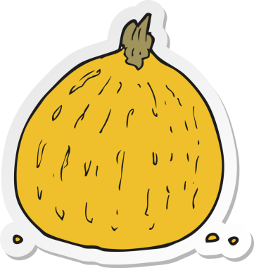 Bir insan tarafından çizilmiş bir karikatür yapıştırması.