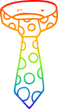 Gökkuşağı gradyan çizgisi bir insan tarafından çizilmiş yüksek sesli bir karikatür.