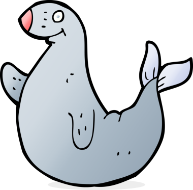 Bir insan tarafından çizilmiş karikatür mührü