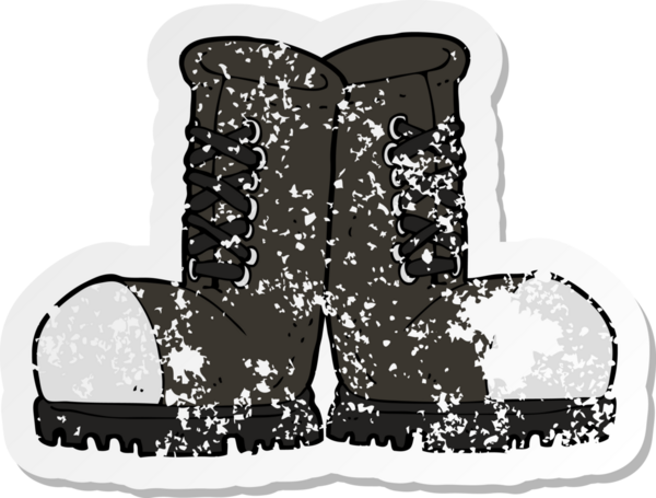 Bir insan tarafından çizilmiş çelikten ayak başparmağı çizmelerinin gerilimli yapıştırması.